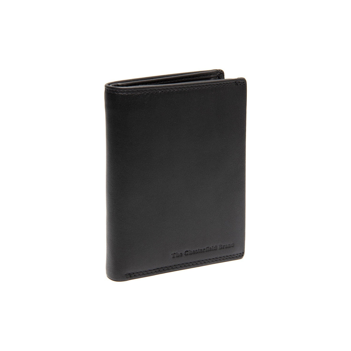 Hanson Full-Grain Leather Wallet 남성용 in Classic 100% Full-Grain Leather - Full Exterior Front Profile View | Buy Online