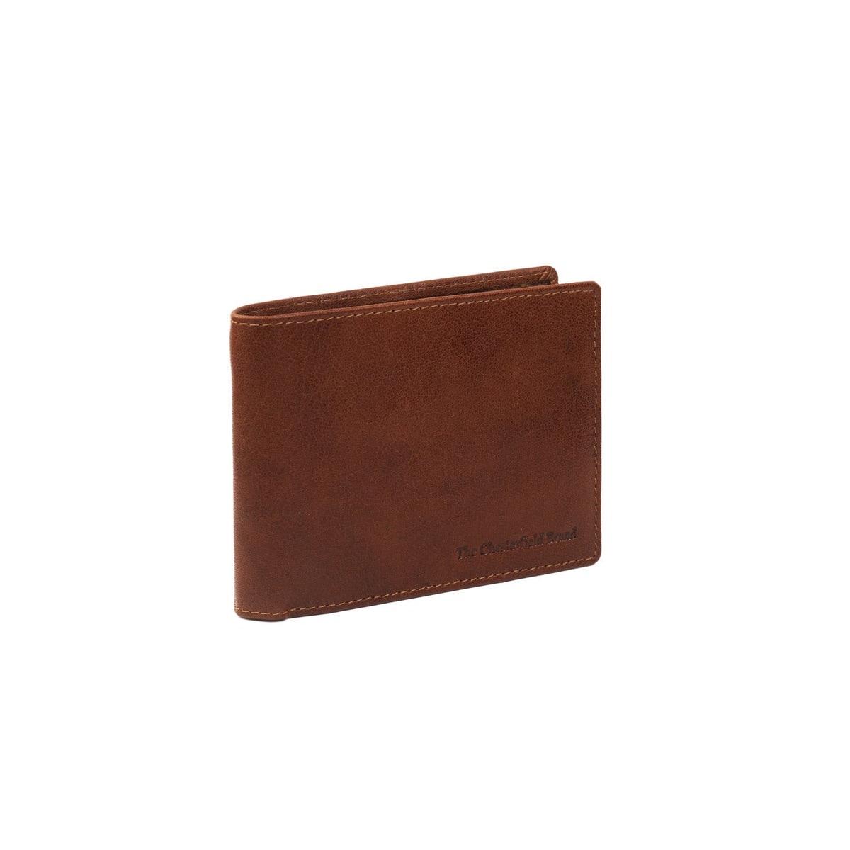 
Cognac Leather Wallet Harlem, front view