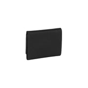 Hartfort Full-Grain Leather Wallet 여성용 - Structured Side Profile Showing Gusset Depth &amp; Expansion Capacity