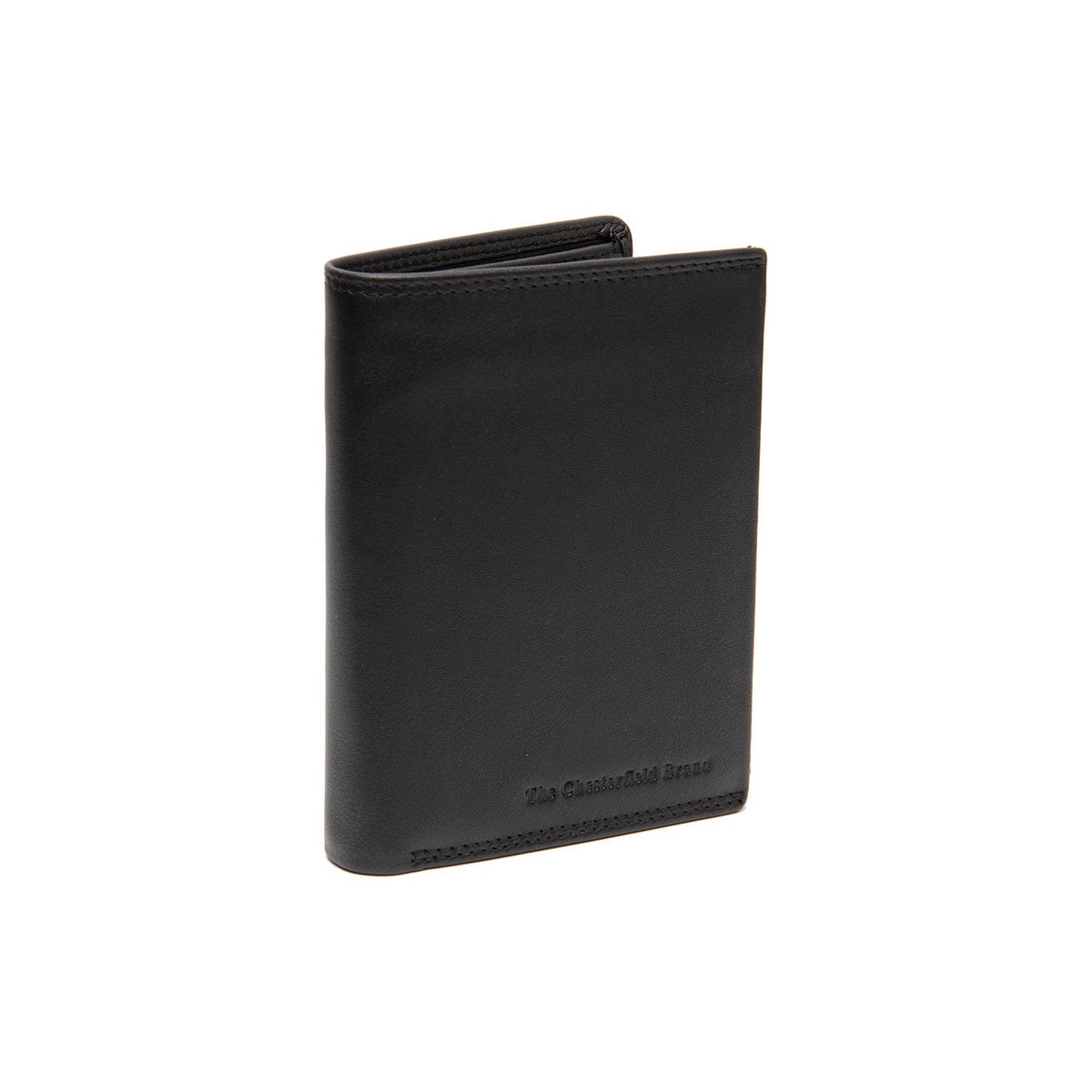 Leroy Full-Grain Leather Wallet 남성용 in Classic 100% Full-Grain Leather - Full Exterior Front Profile View | Buy Online
