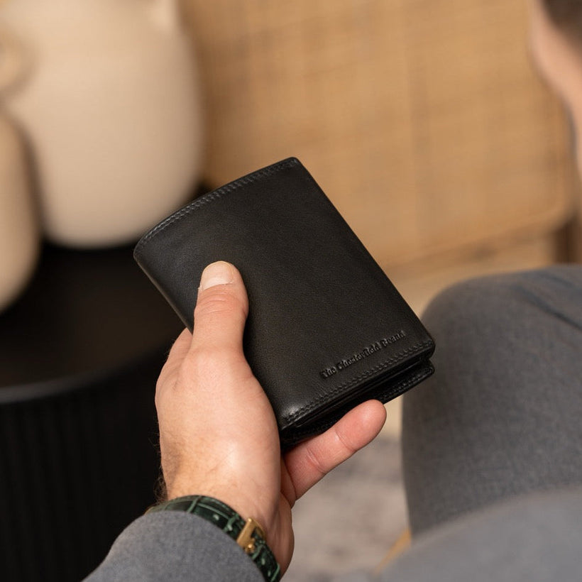 Leroy Full-Grain Leather Wallet 남성용