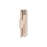 Mavona Full-Grain Leather Wallet 여성용 - Structured Side Profile Showing Gusset Depth &amp; Expansion Capacity