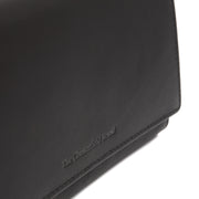 Solid Antique Brass Hardware &amp; Heavy-Duty Dual Zipper Detail on Mirthe Full-Grain Leather Wallet 여성용