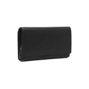Mirthe Full-Grain Leather Wallet 여성용 in Classic 100% Full-Grain Leather - Full Exterior Front Profile View | Buy Online