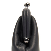Lunera Full-Grain Leather Handbag - Structured Side Profile Showing Gusset Depth &amp; Expansion Capacity