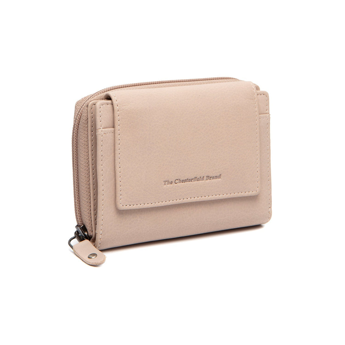 Orveta Full-Grain Leather Wallet 여성용 in Classic 100% Full-Grain Leather - Full Exterior Front Profile View | Buy Online