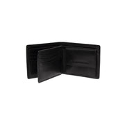 Positano Full-Grain Leather Wallet 남성용 - Structured Side Profile Showing Gusset Depth &amp; Expansion Capacity