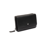 Salviano Full-Grain Leather Wallet 여성용 in Classic 100% Full-Grain Leather - Full Exterior Front Profile View | Buy Online
