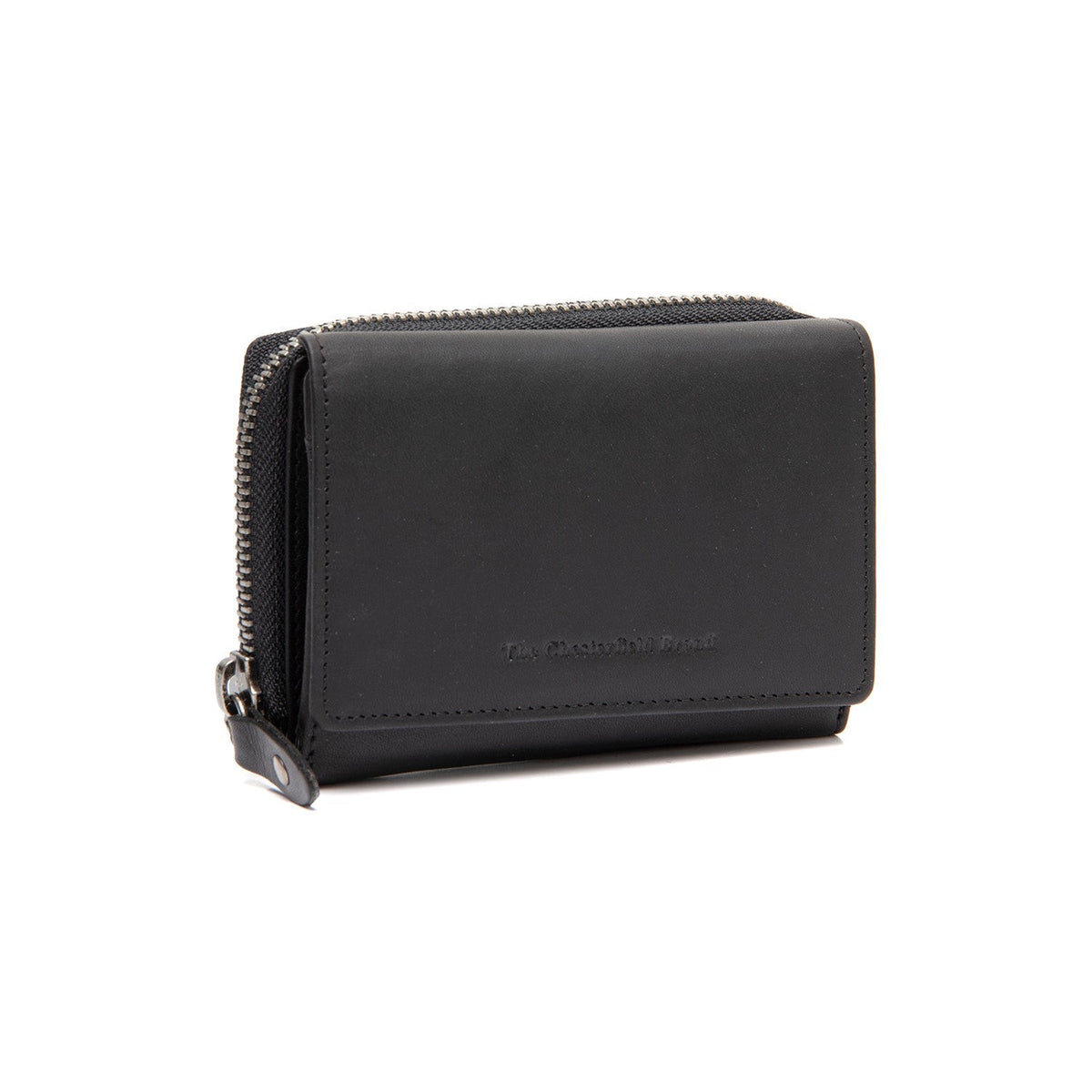 Sorraia Full-Grain Leather Wallet 여성용 in Classic 100% Full-Grain Leather - Full Exterior Front Profile View | Buy Online