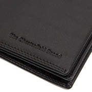 Solid Antique Brass Hardware &amp; Heavy-Duty Dual Zipper Detail on Vincent Full-Grain Leather Wallet 남성용