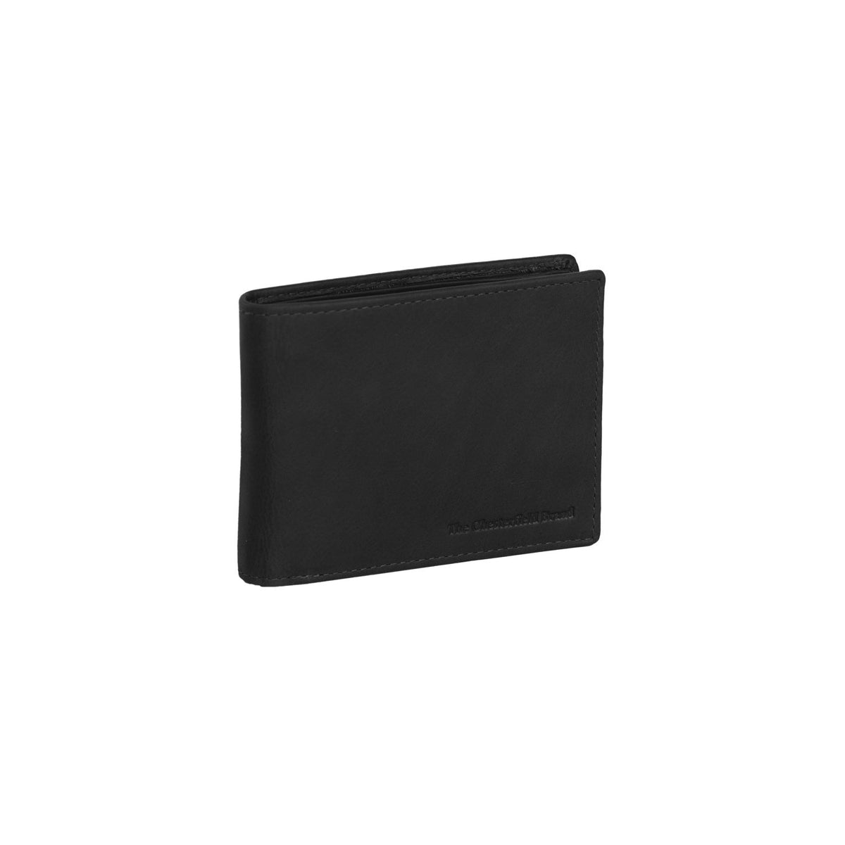 Walid Full-Grain Leather Wallet 남성용 in Classic 100% Full-Grain Leather - Full Exterior Front Profile View | Buy Online