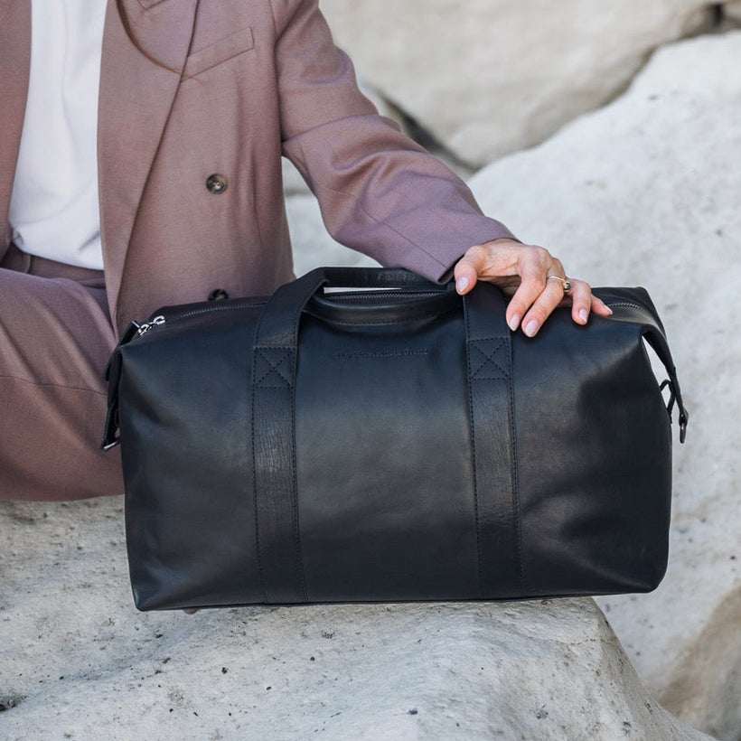 Conor Full-Grain Leather Weekender Bag 여성용