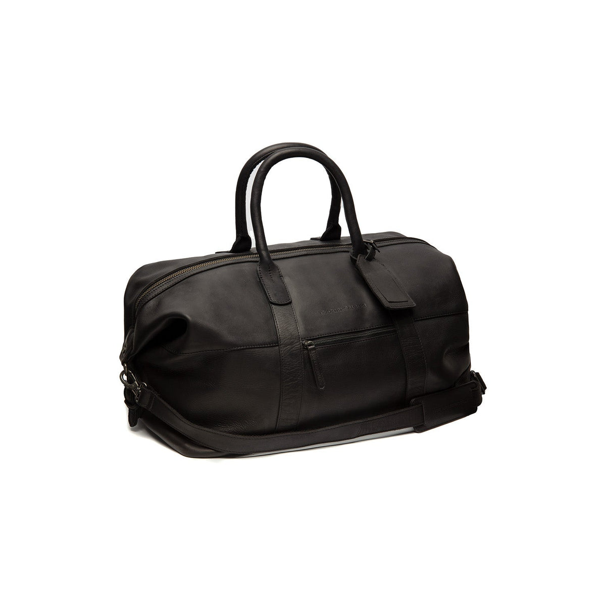 Portsmouth Full-Grain Leather Weekender Bag 여성용 in Classic 100% Full-Grain Leather - Full Exterior Front Profile View | Buy Online
