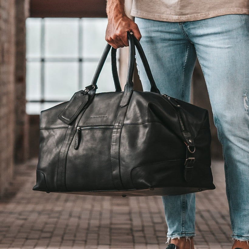 Portsmouth Full-Grain Leather Weekender Bag 여성용