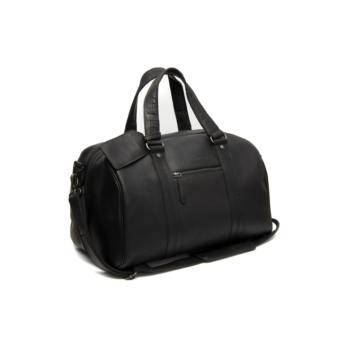 Volenza Full-Grain Leather Weekender Bag 여성용 in Classic 100% Full-Grain Leather - Full Exterior Front Profile View | Buy Online