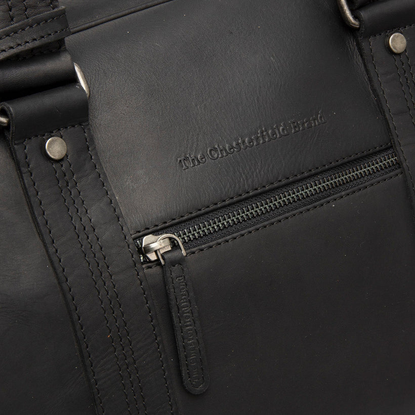 Volenza Full-Grain Leather Weekender Bag 여성용