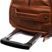 Cognac Leather Weekender Trolley Jayven 여성용, detail view 1