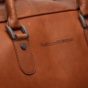 Cognac Leather Weekender Trolley Jayven 여성용, detail view 3
