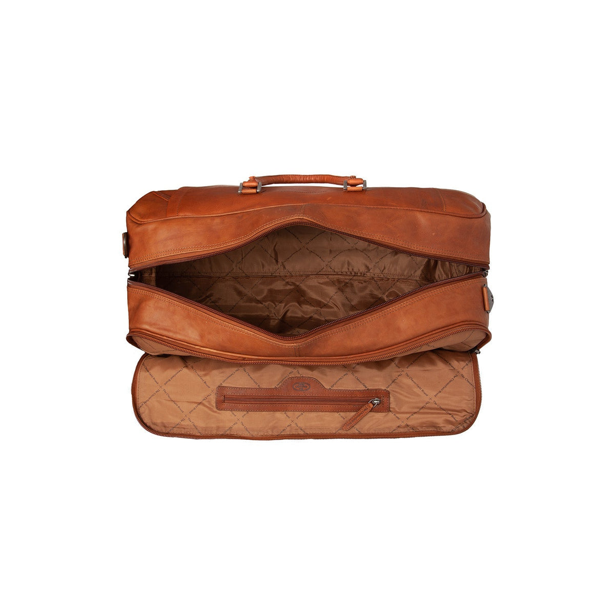 Cognac Leather Weekender Trolley Jayven 여성용, detail view 4