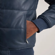 Lucas 가죽 봄버 자켓 남성용 – alternate product view 6