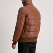 Lucas 가죽 봄버 자켓 남성용 – alternate product view 5