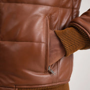 Lucas 가죽 봄버 자켓 남성용 – alternate product view 6