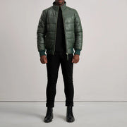 Lucas 가죽 봄버 자켓 남성용 – alternate product view 3