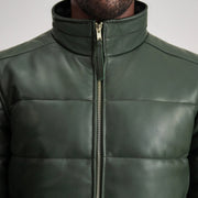Lucas 가죽 봄버 자켓 남성용 – alternate product view 6
