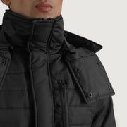 
내부 라이닝 뷰 Showing Quilted Viscose Lining & 내부 수납 포켓 2개