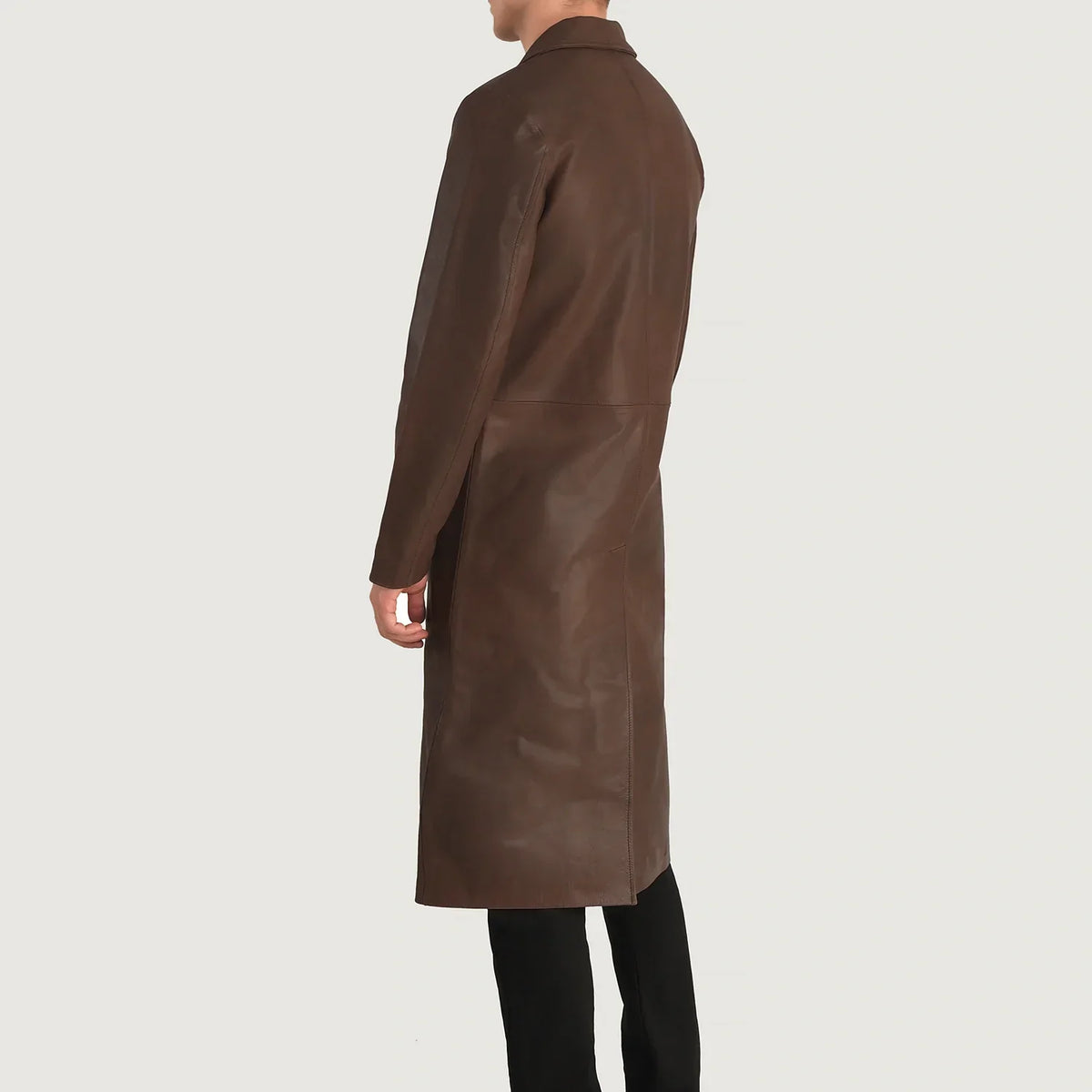 Mateo 가죽 롱 코트 남성용 – alternate product view 5
