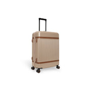 Medium Suitcase Zuna 여성용 in Classic 100% Full-Grain Leather - Front Profile View &amp; Tailored Silhouette | Buy Online