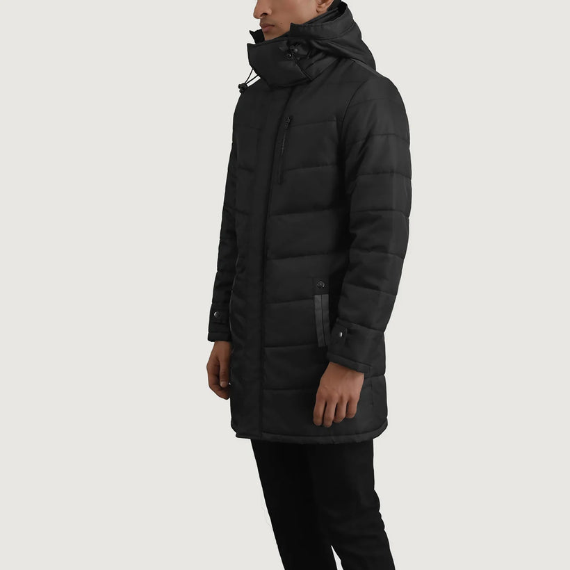 Moore 블랙 Hooded Parka 남성용