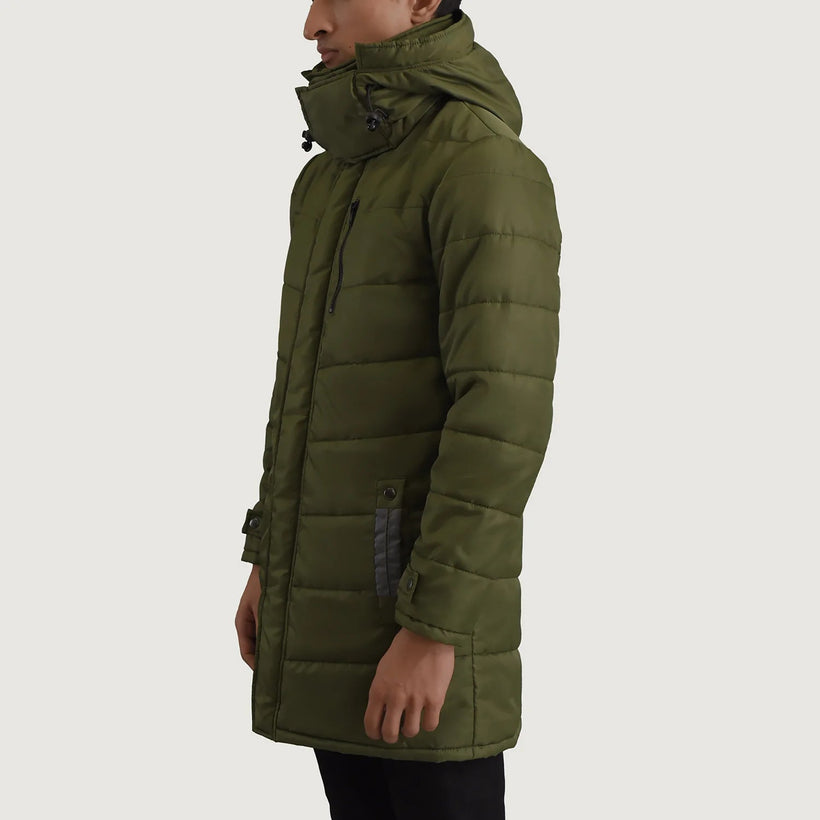 Moore 그린 Hooded Parka 남성용