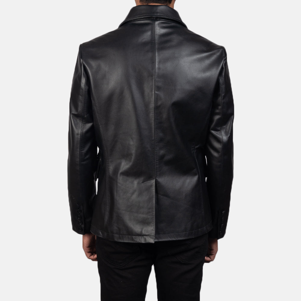 Authentic Cowhide Leather with Semi-aniline Finish Grain Texture &amp; Heavy-Duty Seam Stitching Detail