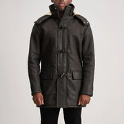 Nolan 가죽 롱 코트 남성용 – alternate product view 1