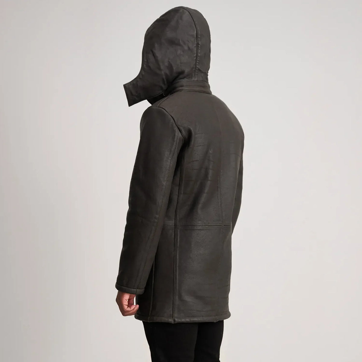 Nolan 가죽 롱 코트 남성용 – alternate product view 5