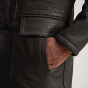 Nolan 가죽 롱 코트 남성용 – alternate product view 6