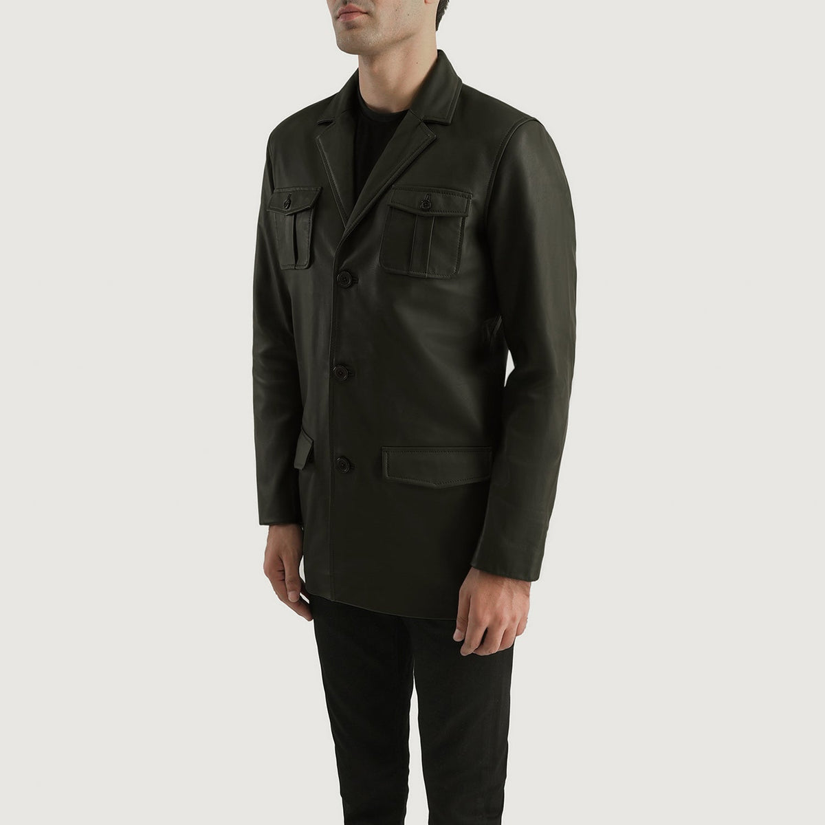 
Ray Cutler 가죽 자켓 남성용 – alternate product view 2