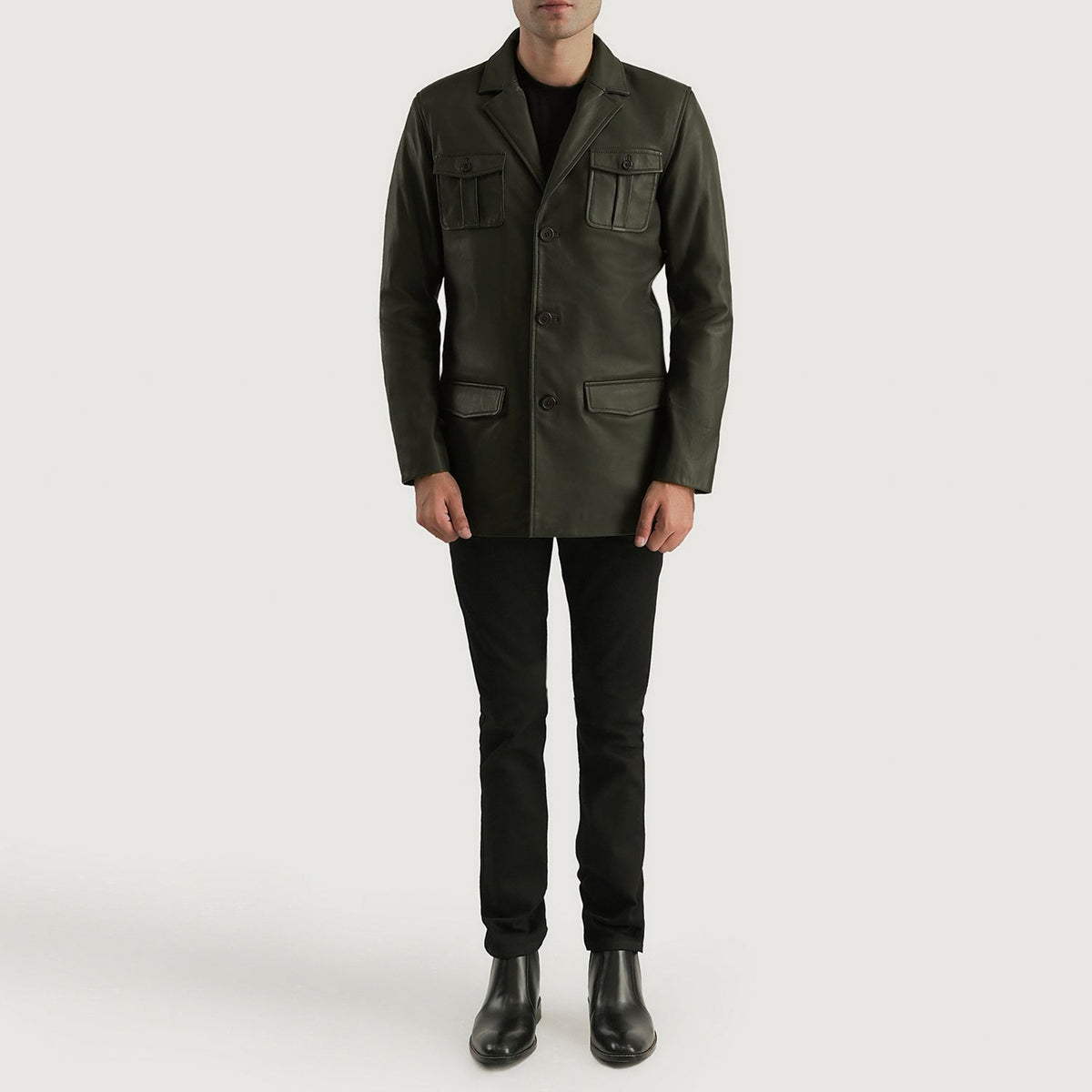 
Ray Cutler 가죽 자켓 남성용 – alternate product view 3