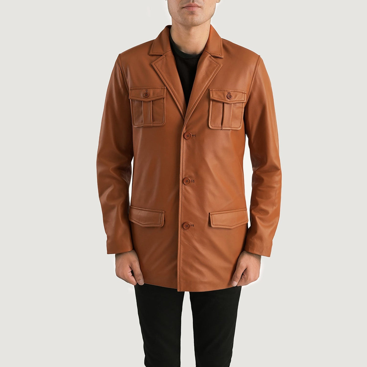 
Ray Cutler 가죽 자켓 남성용 – alternate product view 1