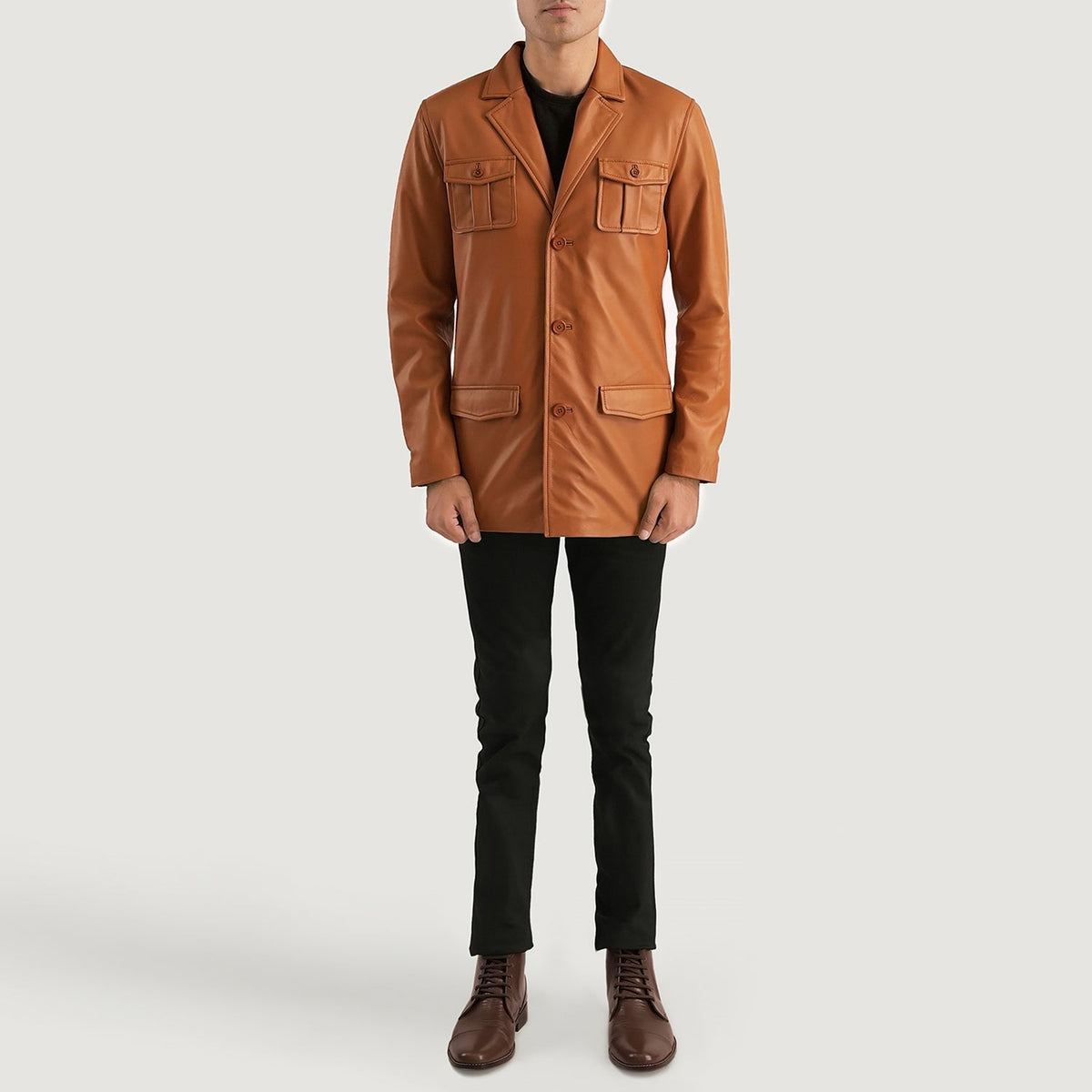 
Ray Cutler 가죽 자켓 남성용 – alternate product view 3