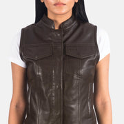 
내부 라이닝 뷰 Showing Quilted Polyester Lining & 내부 수납 포켓 2개