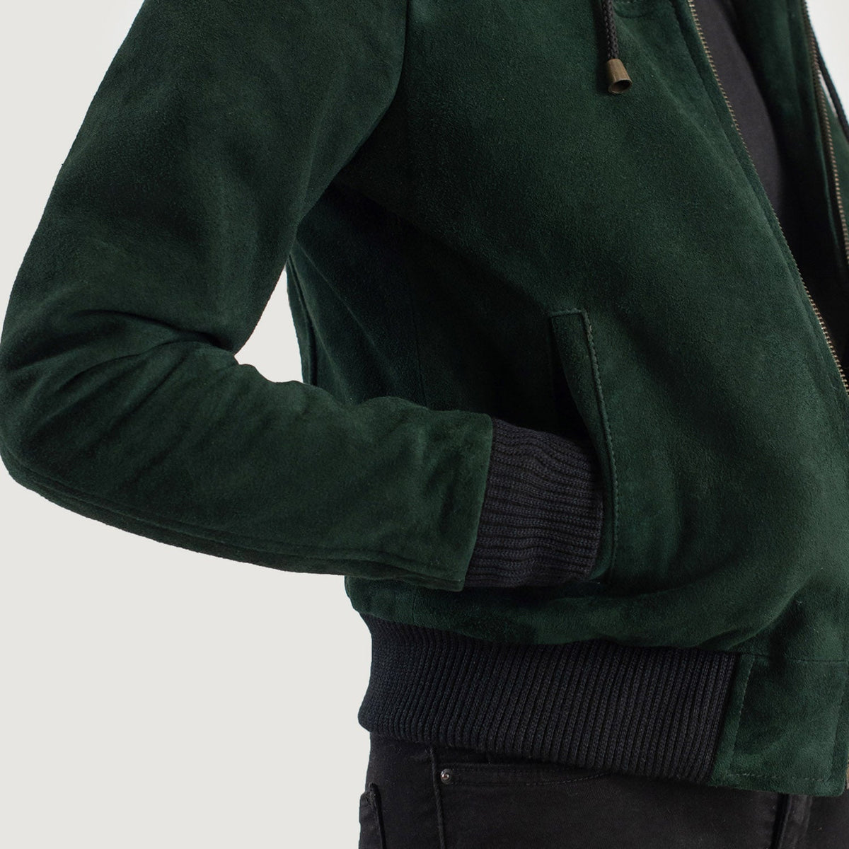 
내부 라이닝 뷰 Showing Fleece Lined & 내부 수납 포켓 2개