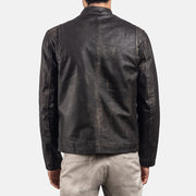 Rustic 가죽 라이더 자켓 남성용 – alternate product view 5