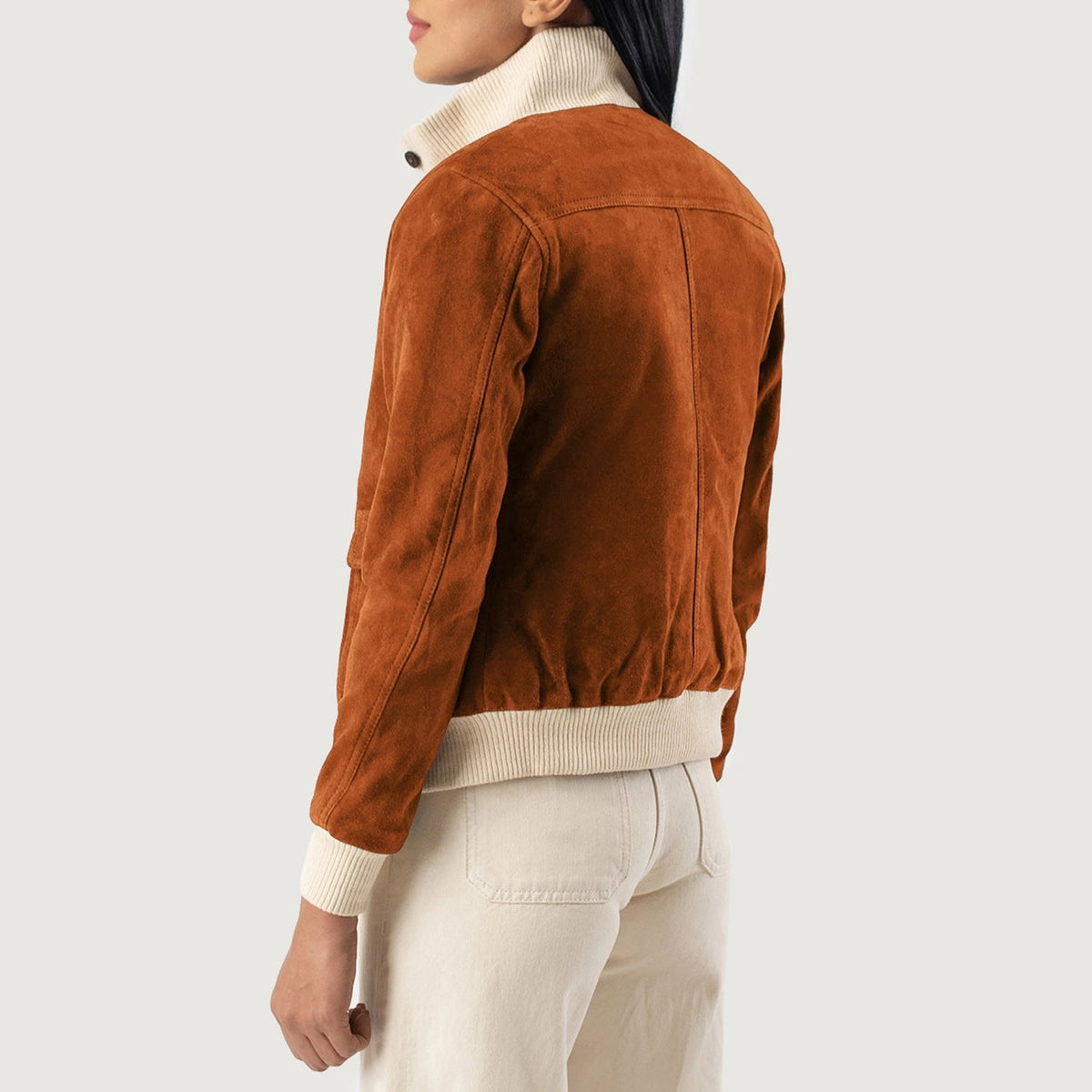
Sasha A1 가죽 항공 점퍼 봄버 여성용 – alternate product view 5