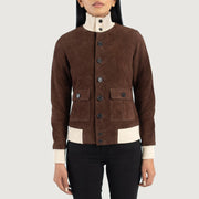 
Sasha A1 가죽 항공 점퍼 봄버 여성용 – alternate product view 4