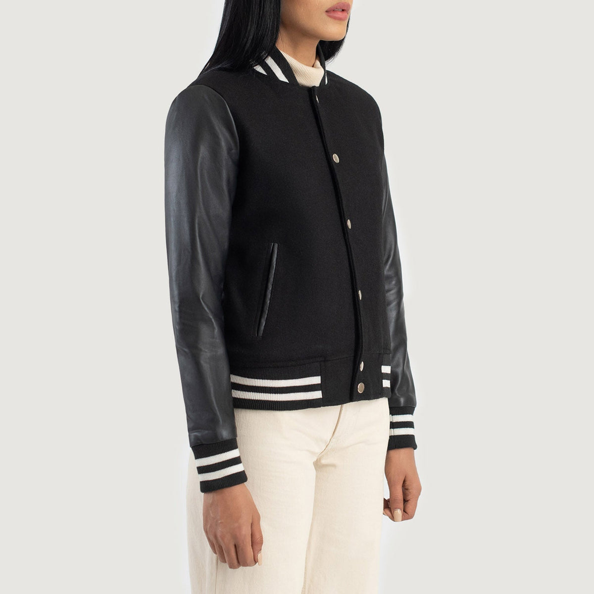 
Savant Varsity 가죽 자켓 여성용 – alternate product view 2