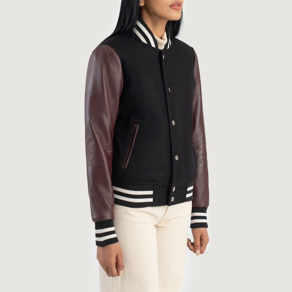 
Savant Varsity 가죽 자켓 여성용 – alternate product view 2