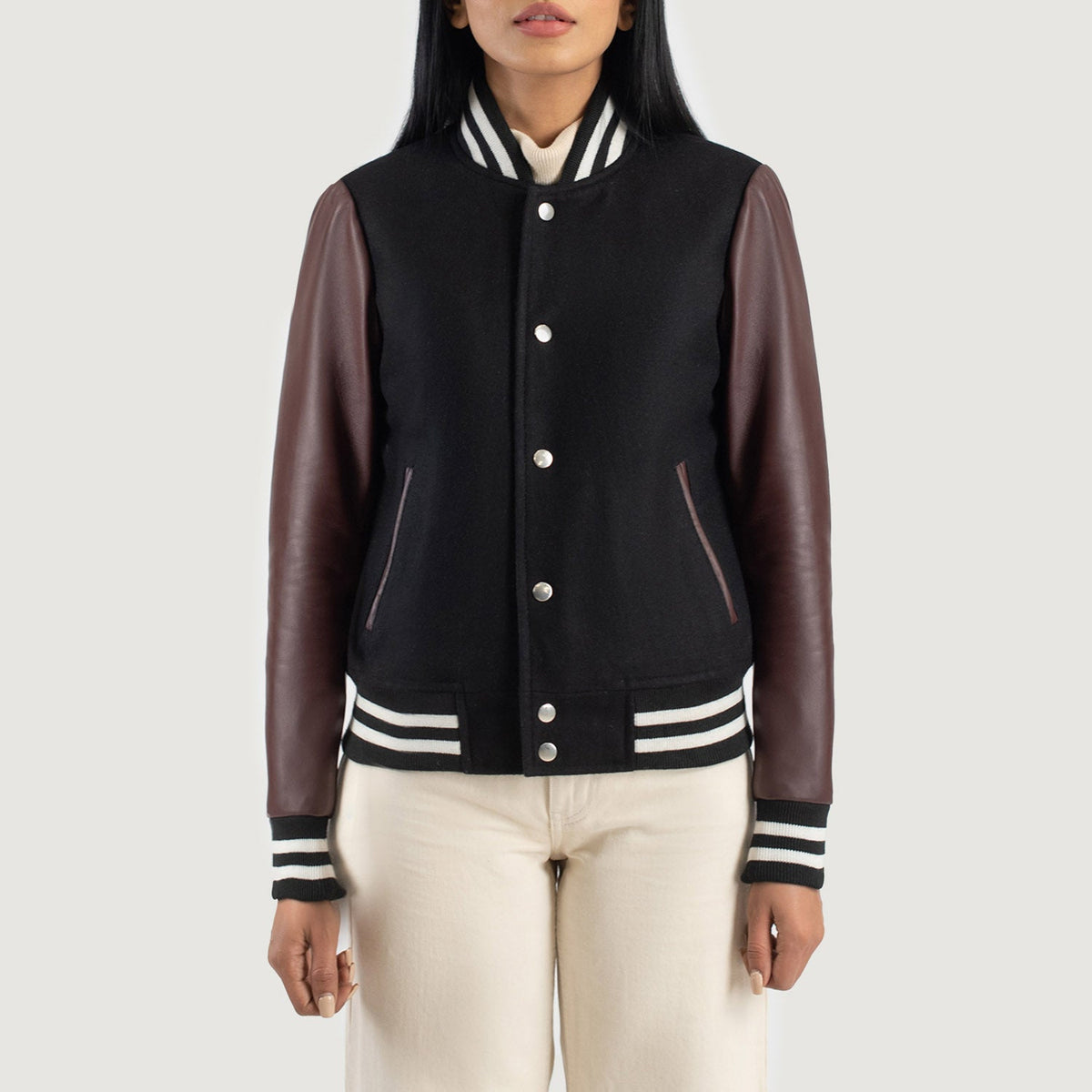 
Savant Varsity 가죽 자켓 여성용 – alternate product view 4