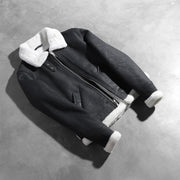 Sherilyn B-3 블랙 가죽 봄버 자켓 여성용 – alternate product view 7